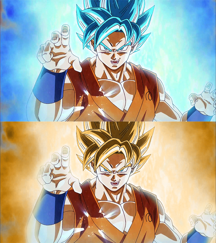 Goku ssj blue manga colors by Gigagoku30 on DeviantArt