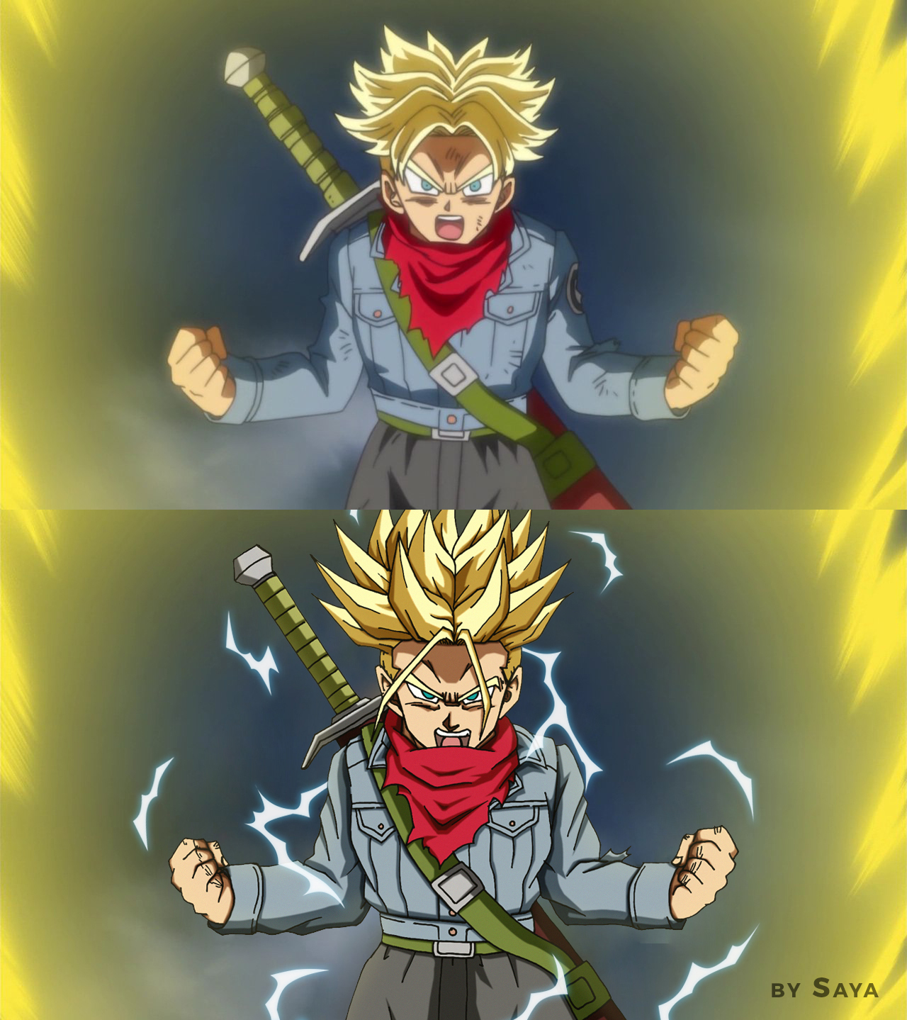 Trunks SSJ2  Anime dragon ball, Dragon ball z, Dragon ball