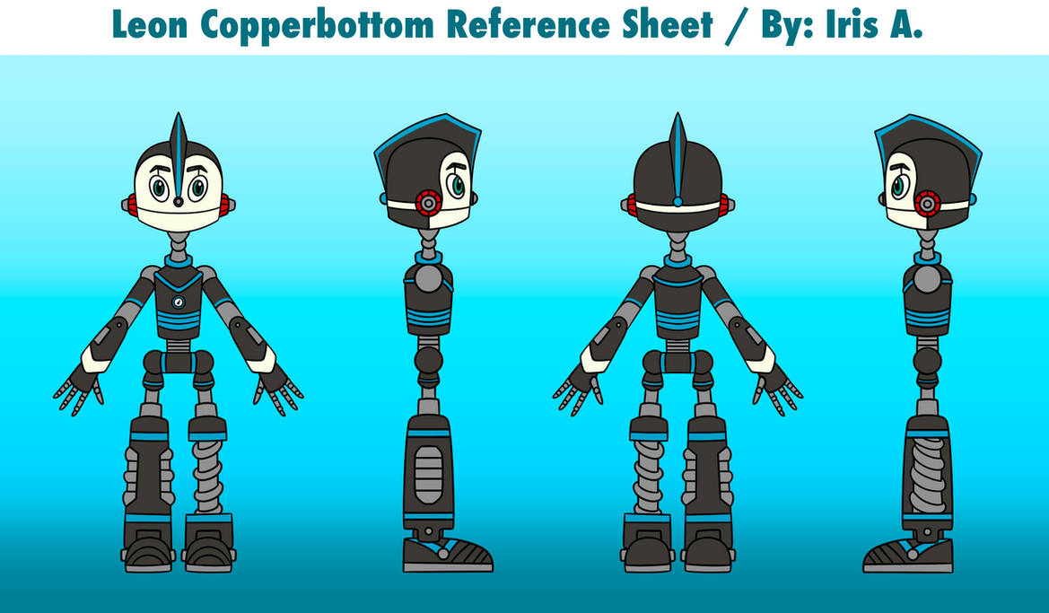 Leon Copperbottom Reference Sheet by IrisAcevesAndFriends on DeviantArt
