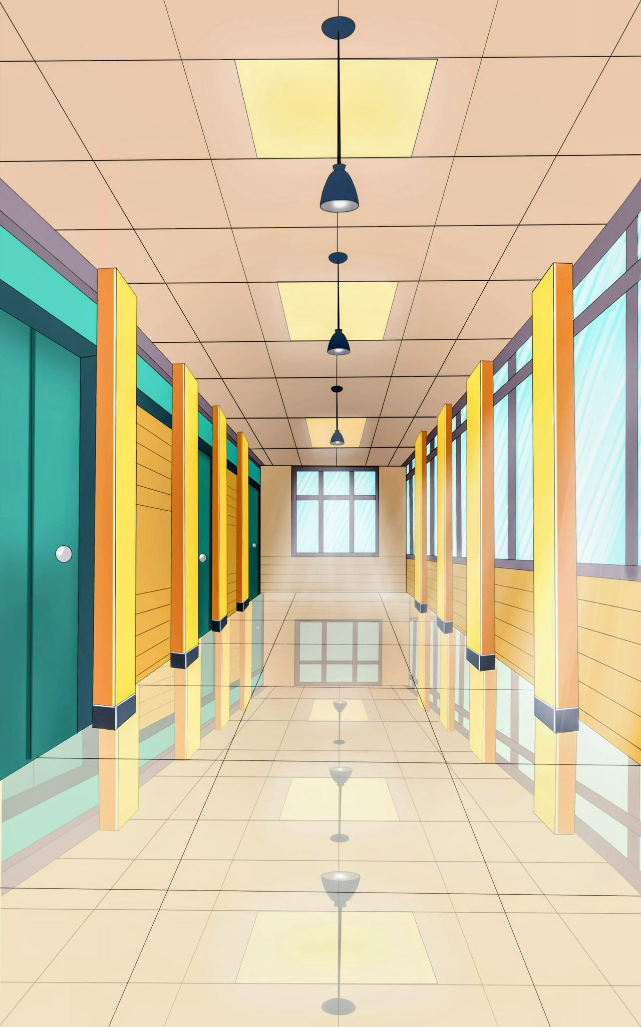 School hallway
