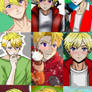 James character collage