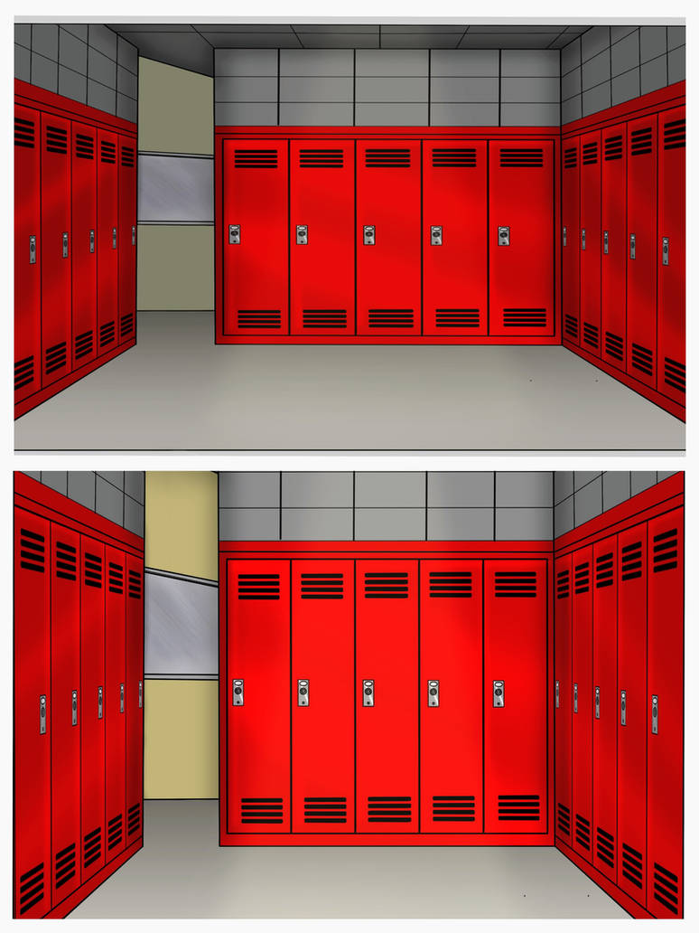 Locker Room Shape Wide angle and short angle locker room by LDSTNOVELMANGA on DeviantArt