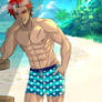 Josh at the beach