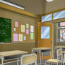 Front of classroom summer time