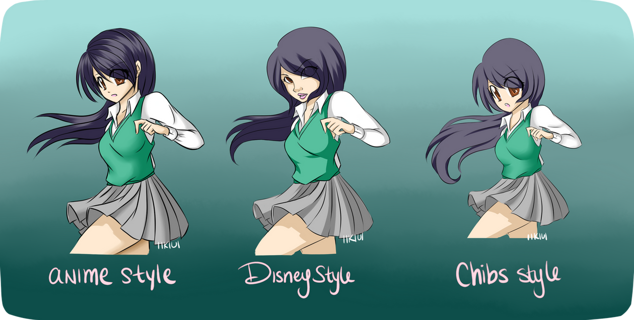 Comparing Style Video Style Comparison by iiKiui on DeviantArt