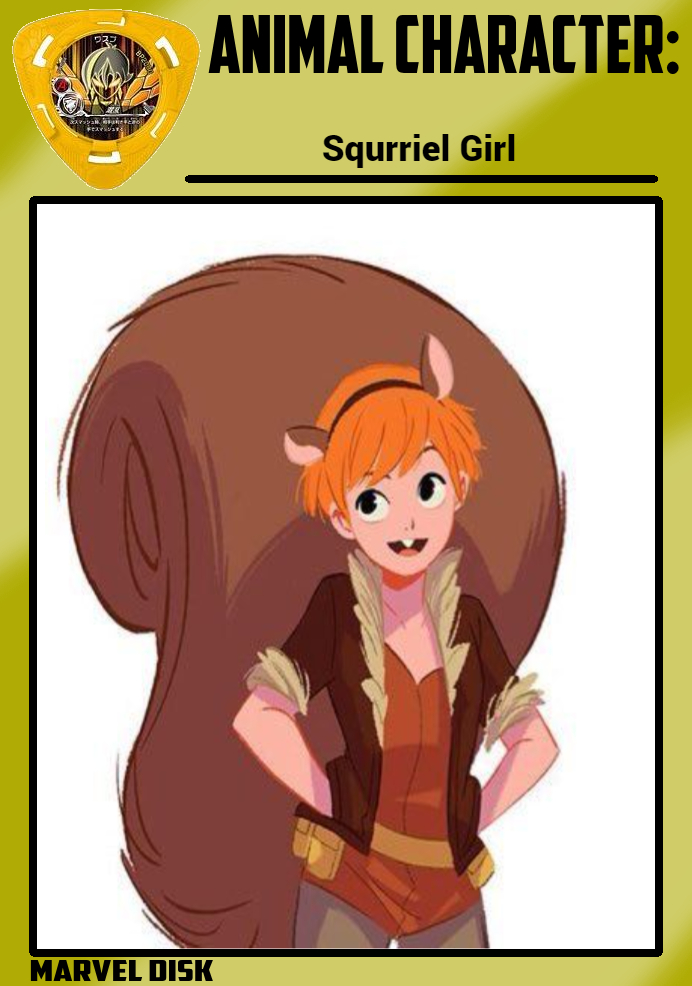 Squirrel Rabbit Marvel Marvel DISK - Animal: Squirrel Girl by Gachatuber00067 on DeviantArt