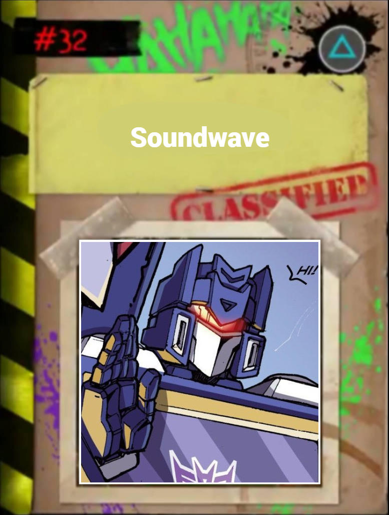 Soundwave File Villain Case File: Soundwave by Gachatuber00067 on DeviantArt