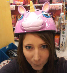 Unicorn helmet time!