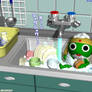 Keroro washing in 3D