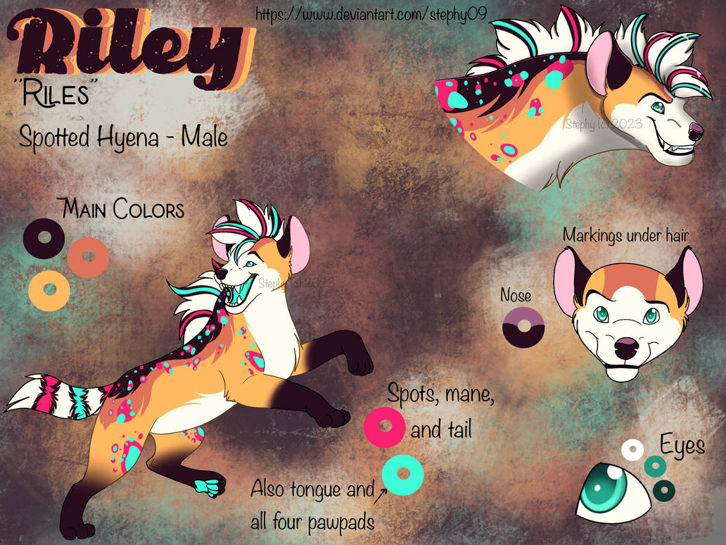 Riley Reference Sheet by Stephy09 on DeviantArt