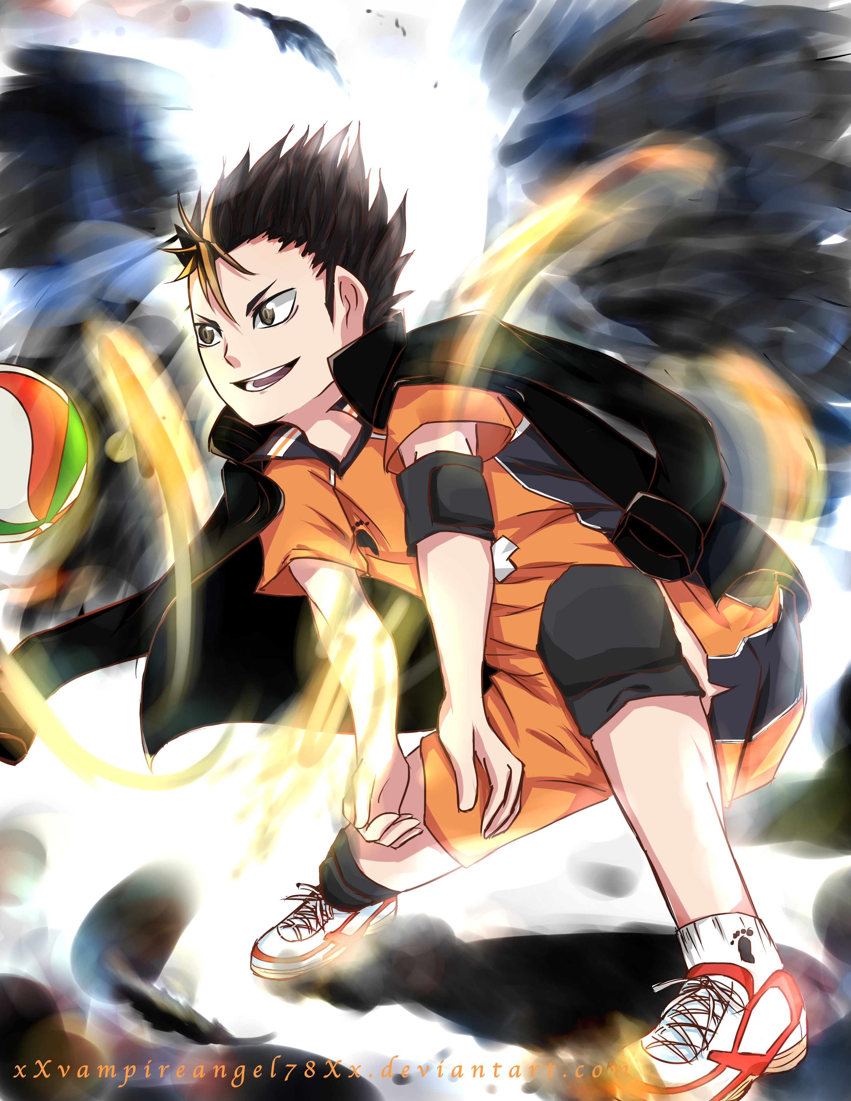 Haikyuu!!- Nishinoya Yuu [Speedpaint]