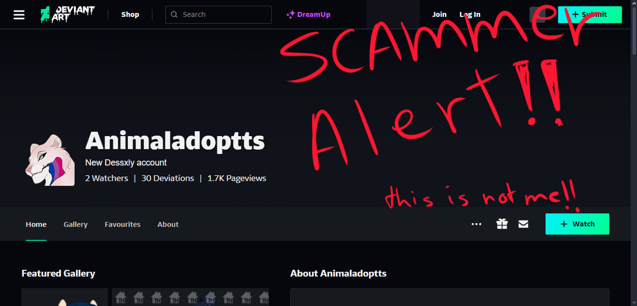 Deviantart Scam OUTRAGEOUS SCAMMER ALERT!! by dessxly on DeviantArt
