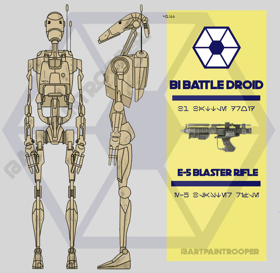 B1 battle droid by ARTpaintrooper on DeviantArt