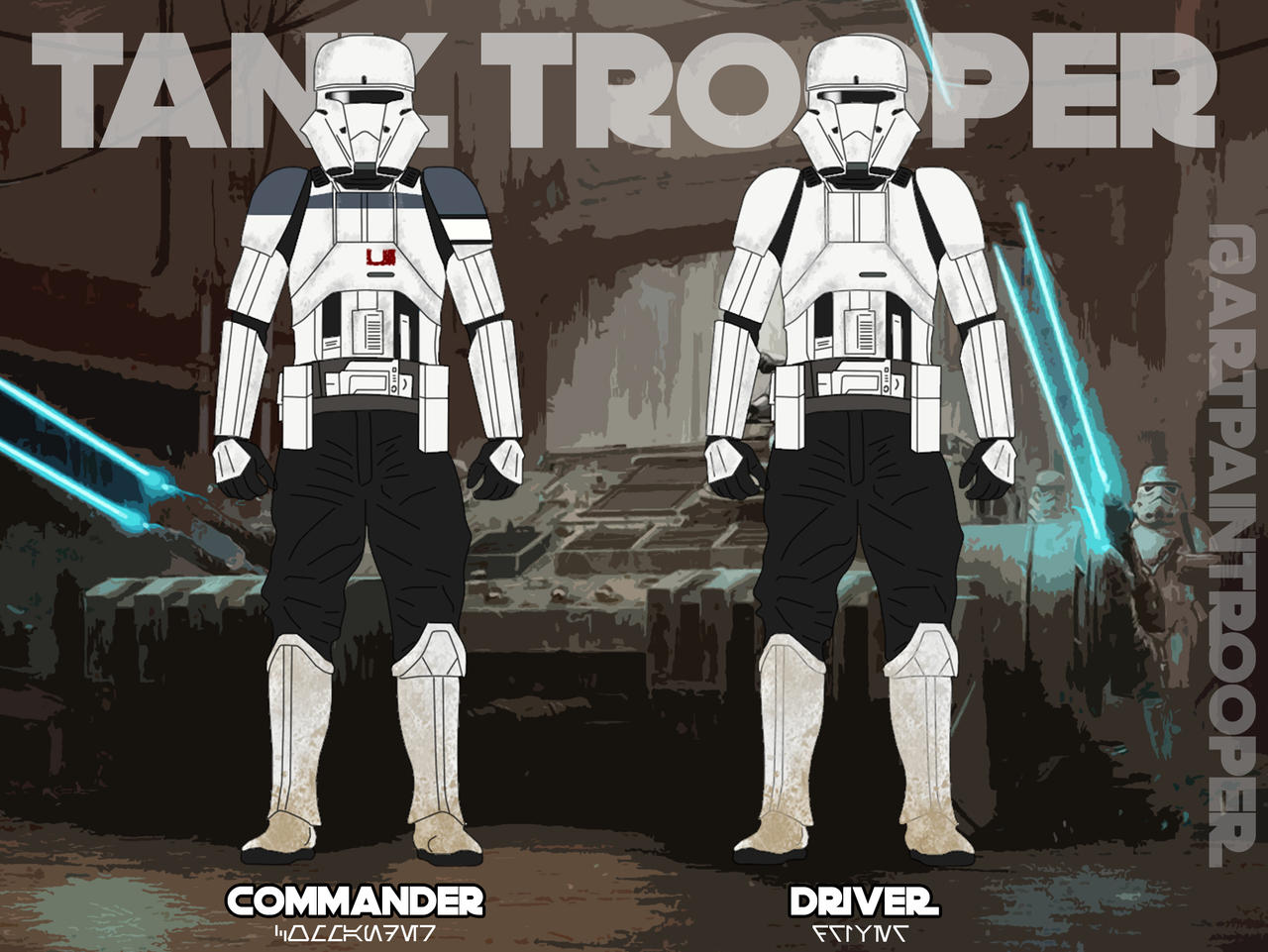Imperial Tank Troopers - commander and driver by ARTpaintrooper on ...