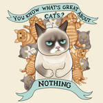 Grumpy cat II by MigraineSky