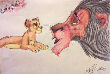 Simba and Scar