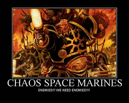 Chaos Space Marines Motivator