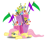 Over encumbered Fluttershy