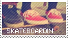 Skateboarding Stamp