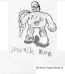 Stomach Man, Rough Sketch