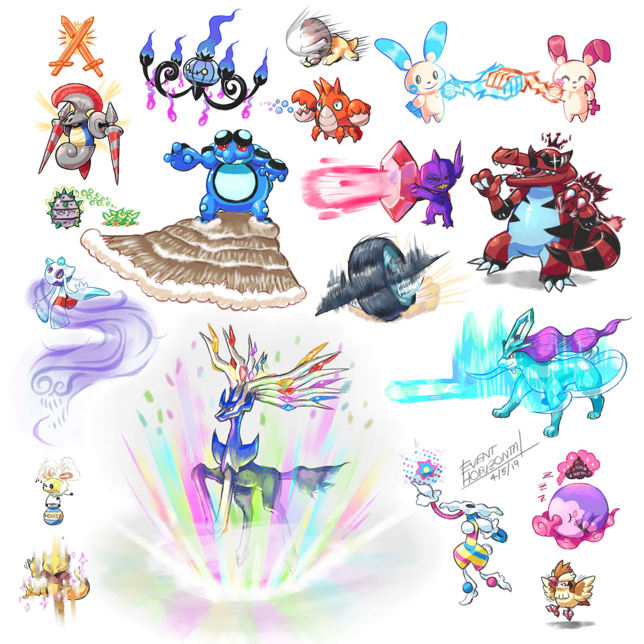 Pokemon Move Frame Pokemon Moves Artdump by Paradonyx on DeviantArt