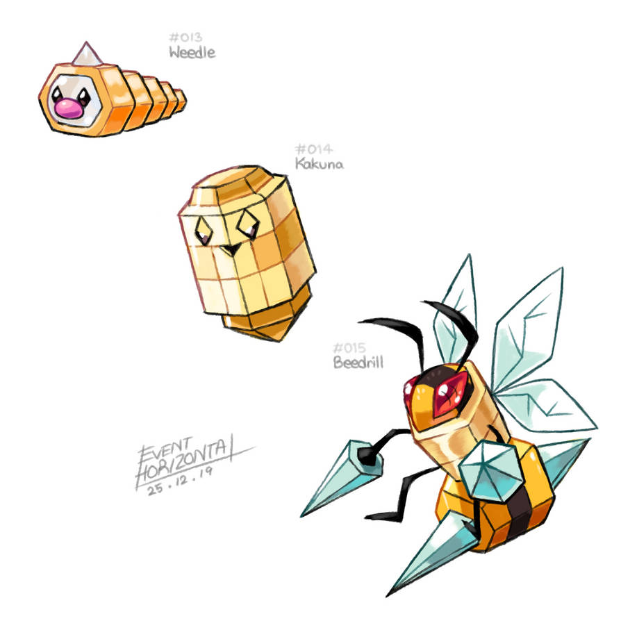 013 014 015 Weedle Kakuna And Beedrill By Eventhorizontal On Deviantart 013 014 015 Weedle Kakuna And Beedrill By Eventhorizontal On Deviantart
