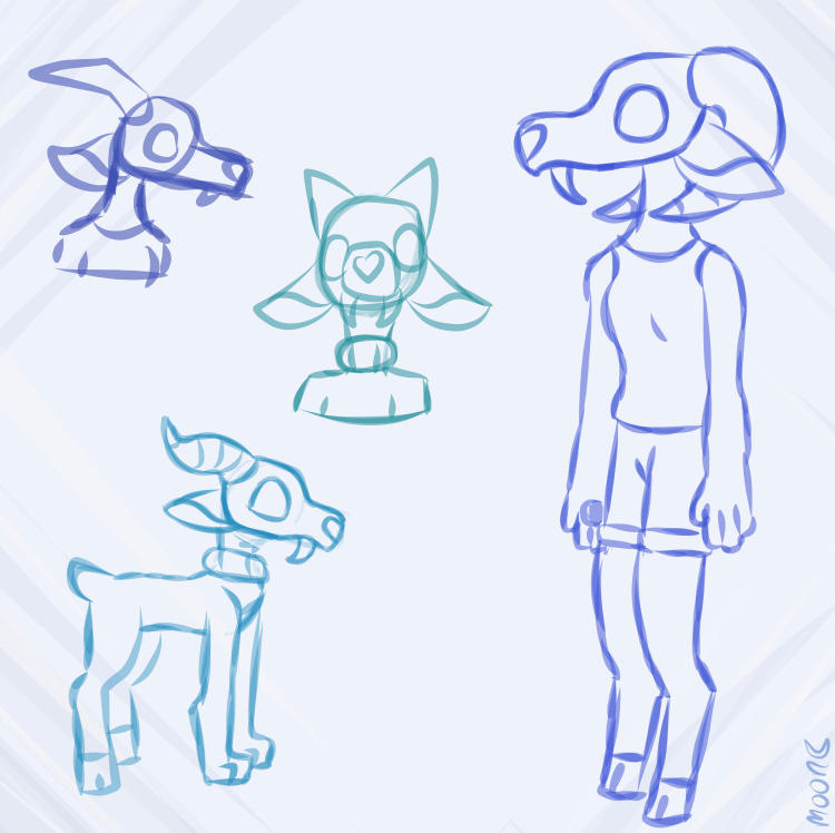 Deviantart Shulkkid Skulking concept art by MoonGlobe13 on DeviantArt