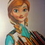 Anna - Coloured Pencil - W.I.P