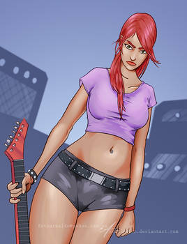 Red Guitar