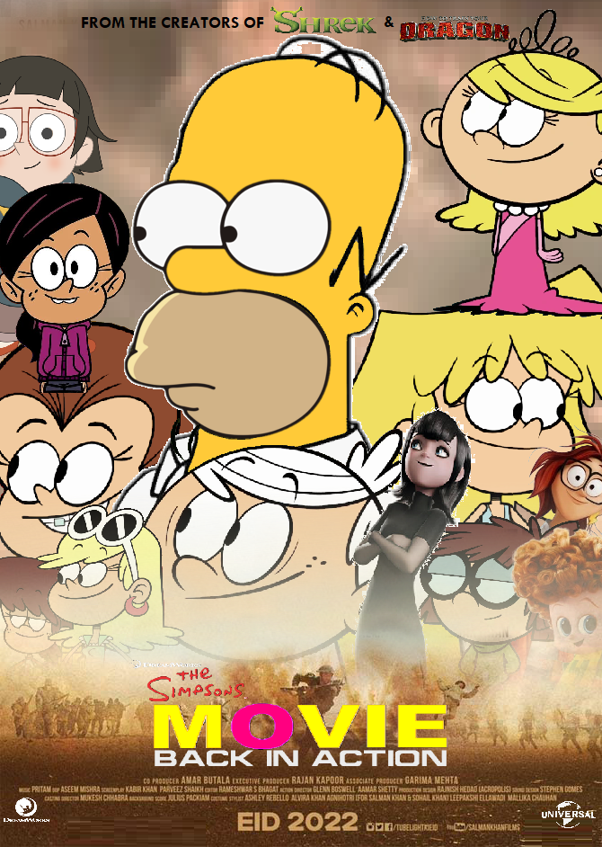Backup Inbound Simpsons The Simpsons Movie Back In Action 2022 Poster New by RyanDeAsis on ...