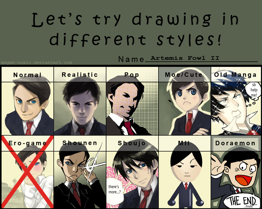 Pixiv Style Meme Artemis By Megan Uosiu On Deviantart