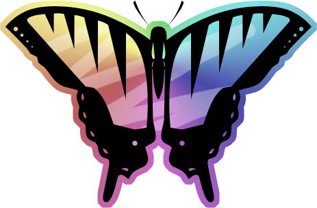 Emo boy stock vector. Illustration of butterfly, punk - 4942865