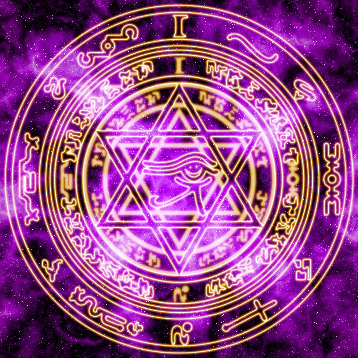 Магический пентакль. Пентаграмма магия Соломона. Магический круг пентаграмма. Магическая печать. Символы магии.
