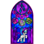 Rarity Stained Glass Window