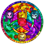 The Dazzlings Stained Glass Window