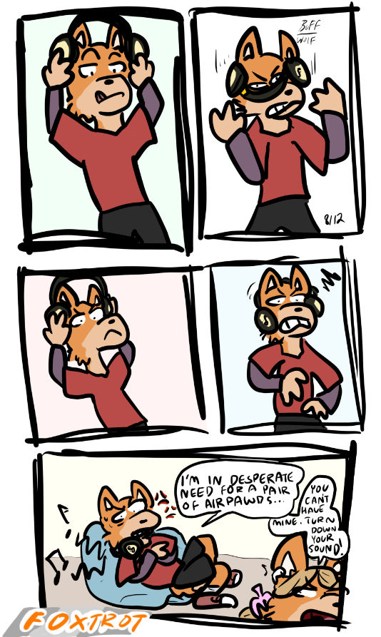 Foxtrot!~headphones by BUFF-WOLF on DeviantArt