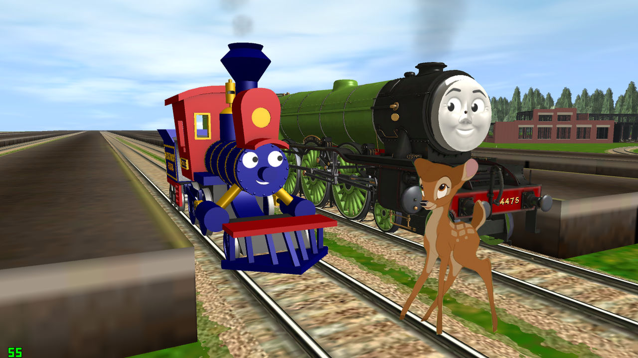 Casey Jr at the Deer Valley railway by FlyingFoxandBambi on DeviantArt