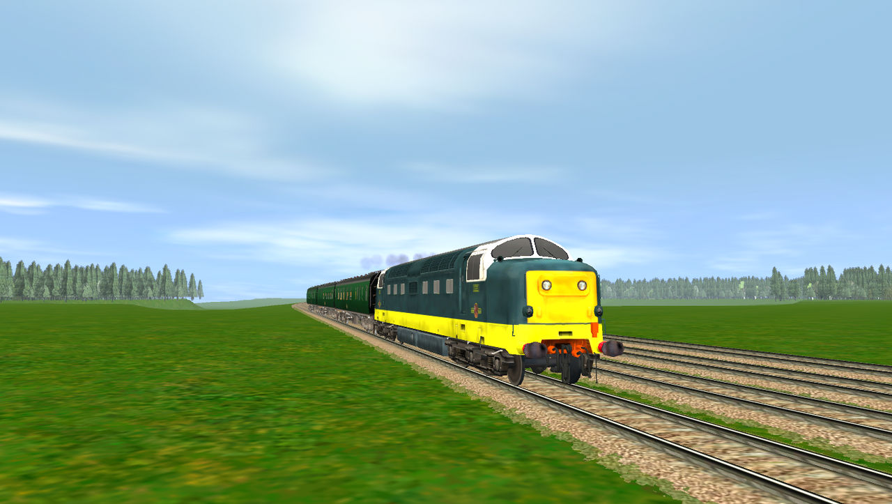 Trainz BR Class 55 'Deltic' by FlyingFoxandBambi on DeviantArt