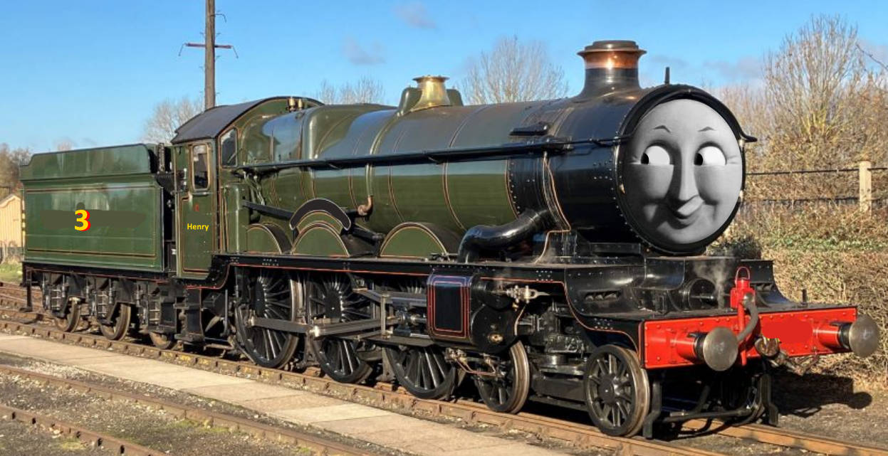 Henry as a GWR Castle Class by FlyingFoxandBambi on DeviantArt