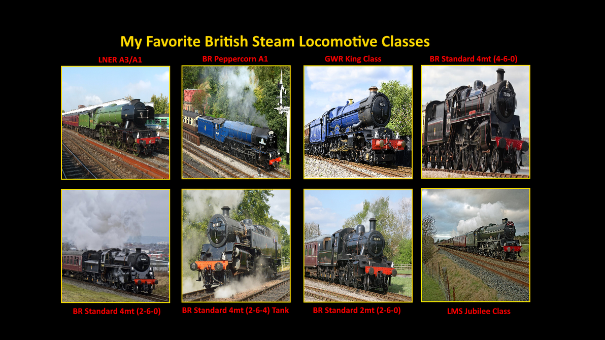 Advanced Steam Class My favorite British Steam Locomotive Classes by FlyingFoxandBambi on ...