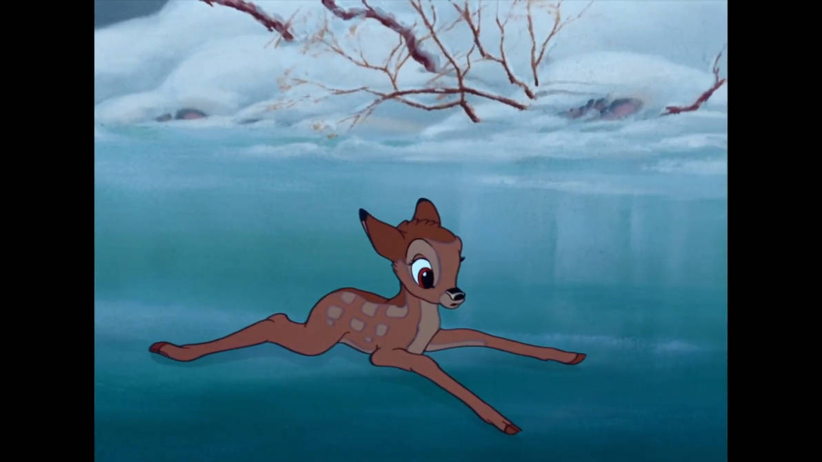 Бэмби талли шэрон. Бэмби. Олененок Бэмби. Bambi на льду. Бэмби заяц.