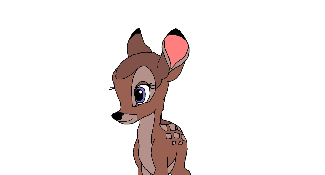 Faline Drawing Faline Base #2 (With Colour) by FlyingFoxandBambi on DeviantArt