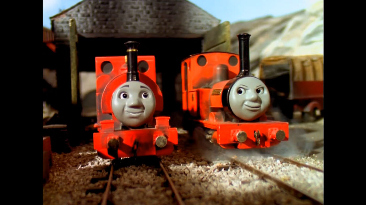 Skarloey and Rheneas by FlyingFoxandBambi on DeviantArt