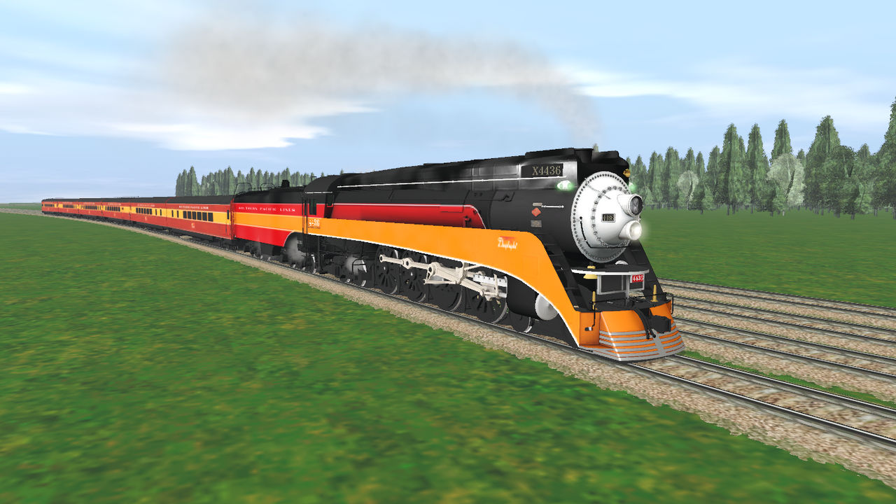 Deviantart Sp Train Trainz SP GS-4 by FlyingFoxandBambi on DeviantArt
