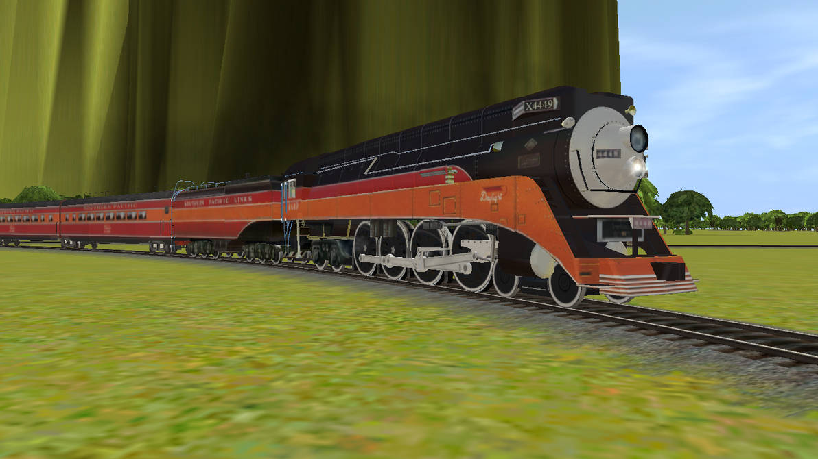 Deviantart Sp Train Trainz 2009 SP GS-4 4449 Daylight by FlyingFoxandBambi on DeviantArt