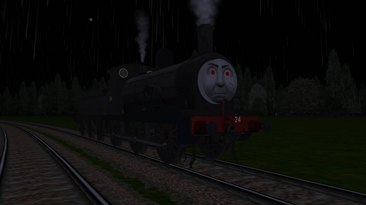 Albert The Ghost Engine by FlyingFoxandBambi on DeviantArt