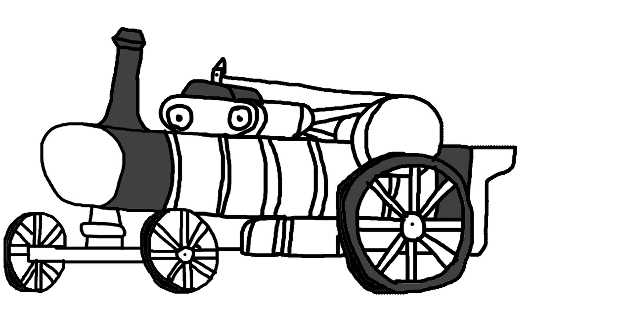Steam Traction Engine Base (Fowler R3) by FlyingFoxandBambi on DeviantArt
