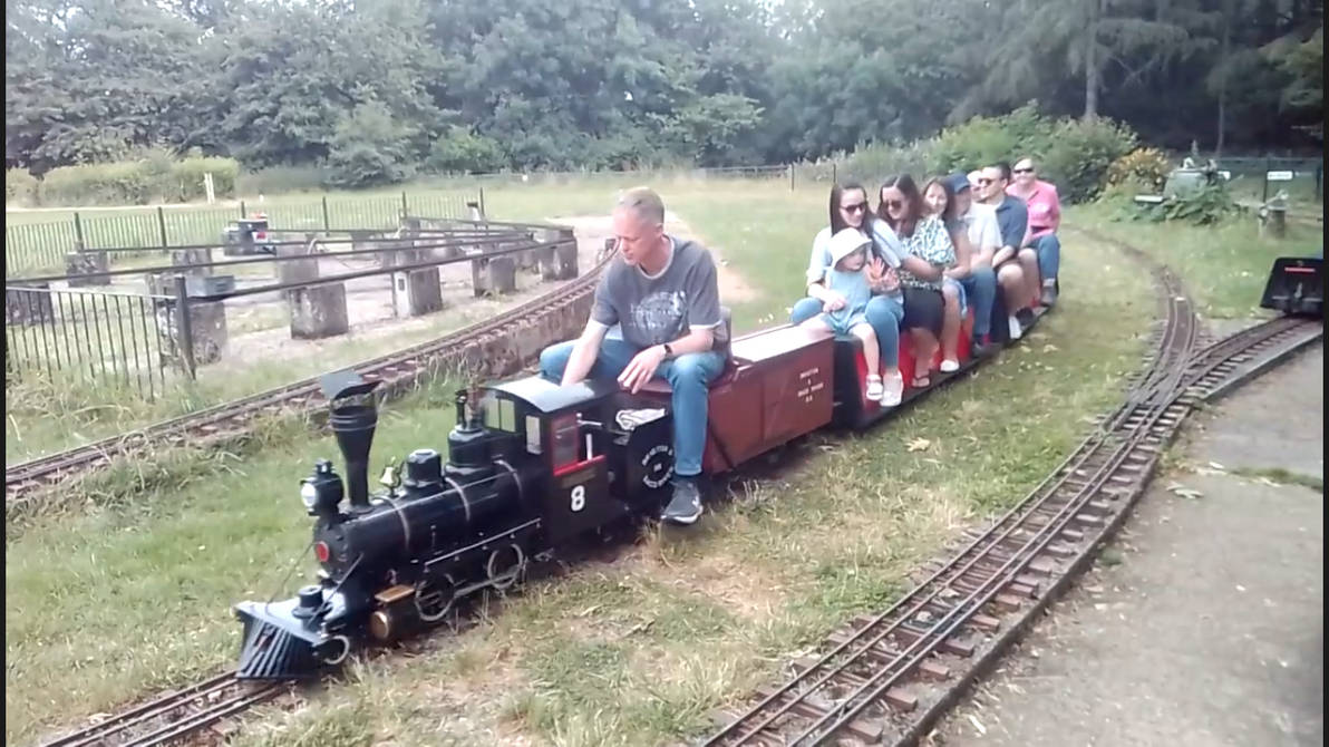 Angus Fan Train American Engine No.8 pulling a passenger train #2 by FlyingFoxandBambi ...