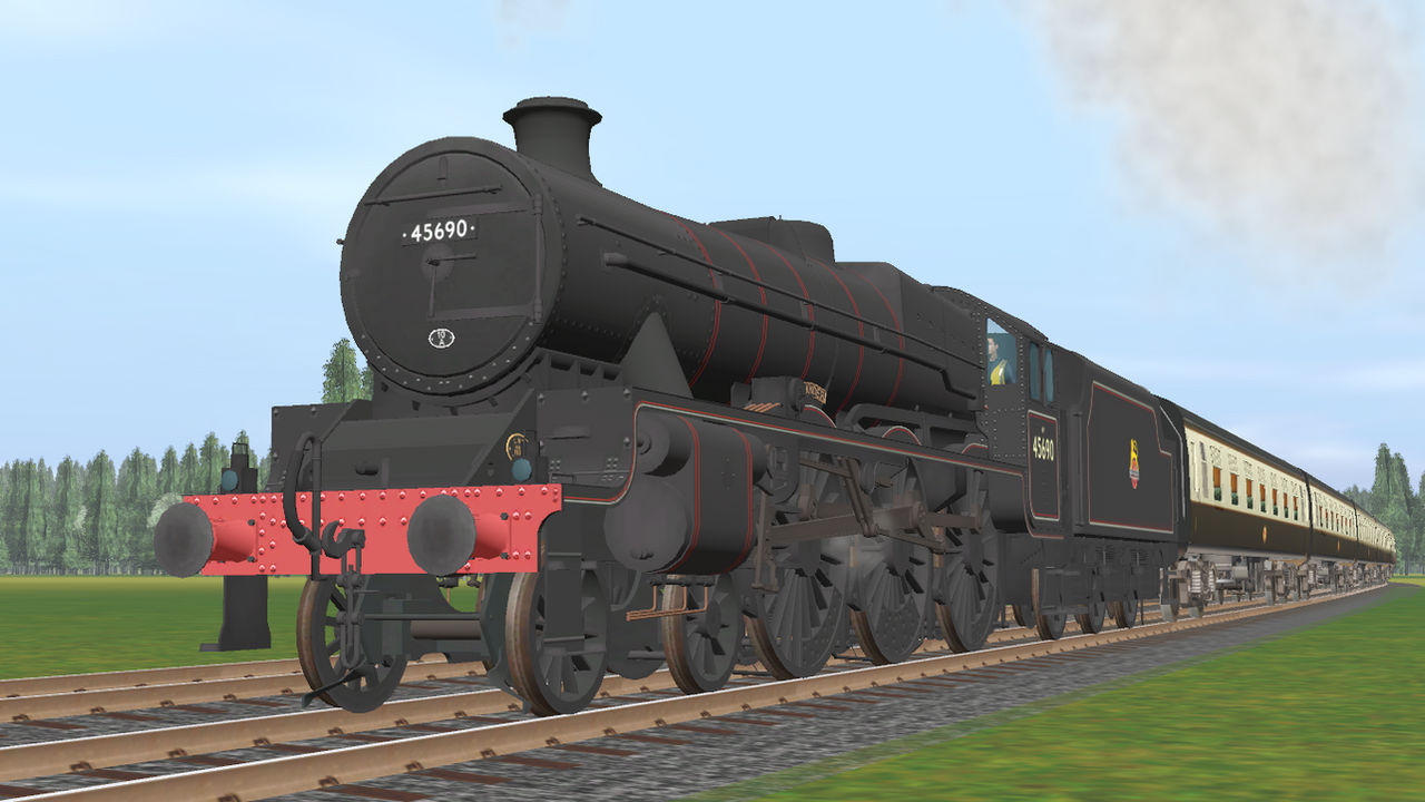 Trainz LMS Jubilee 45690 'Leander' by FlyingFoxandBambi on DeviantArt