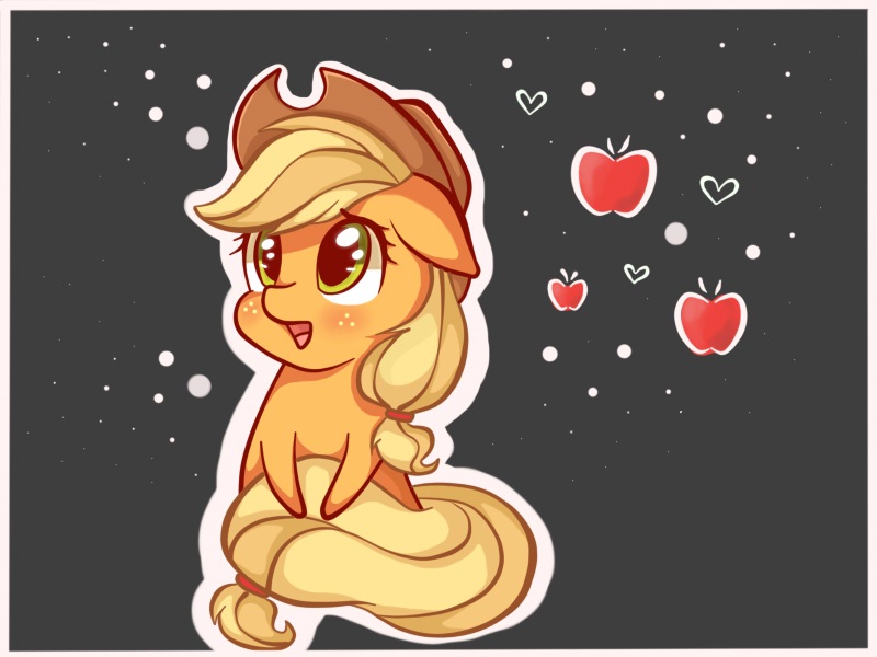 [MLP:FIM]- Applejack (Chibi)